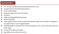 DS-K1104M Hikvision External Vandal Resistant Card Reader